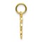 Fashion Jewelry 10K Yellow Gold Sister Charm Sis Pendant Jewelry 19 X 13mm